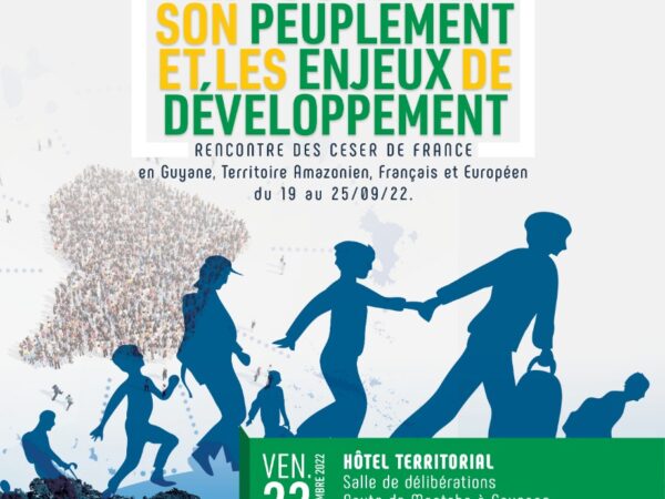 AFFICHE La GUYANE Son Peuplement et les Enjeux de Développement